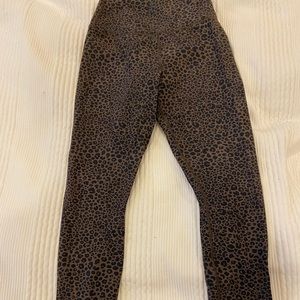ALO leopard print yoga pants